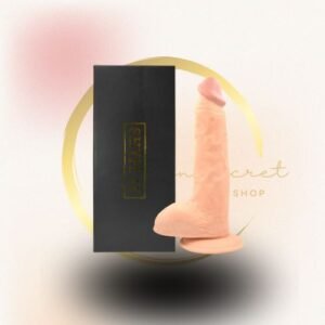 PÊNIS REALÍSTICO LIFELIKE DILDO MACIÇO CYBER VENTOSA 26X4,8CM