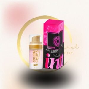 GEL BEIJÁVEL ESQUENTA GOLDEN CHUPS FRAMBOESA 17ML INTT